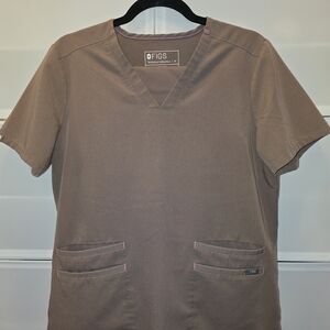 Figs Smokey Taupe Scrub Set